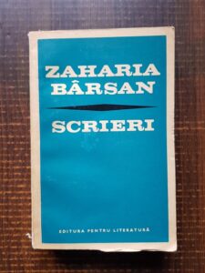 Zaharia Barsan - Scrieri