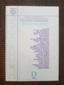 Discobolul - Revista de cultura anul IV, Nr. 34-35-36 (41-42-43) 2000