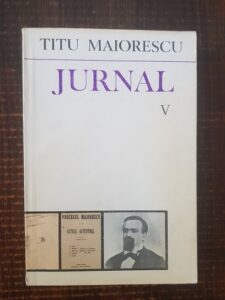 Titu Maiorescu - Jurnal volumul 5