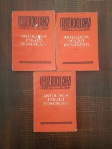 Antologia poeziei romanesti 3 volume (1957)