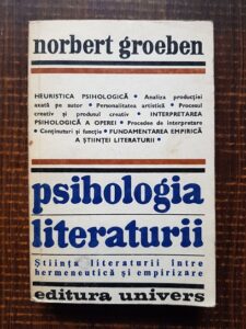 Norbert Groeben - Psihologia literaturii