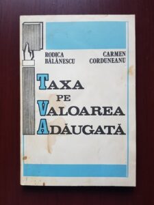 Rodica Balanescu - Taxa pe valoarea adaugata