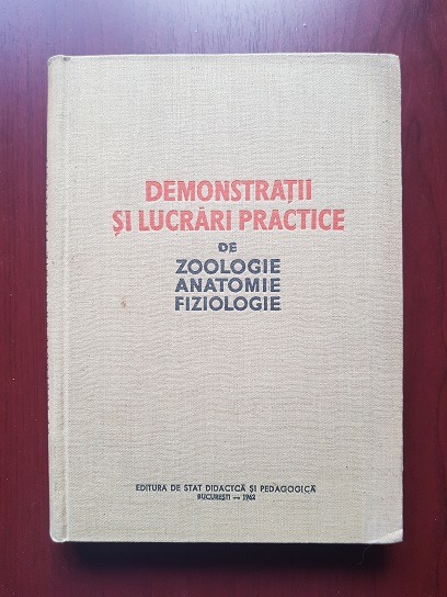 Nistor Santa, Constantin Bogoescu – Demonstratii si lucrari practice de zoologie, anatomie si fiziologie