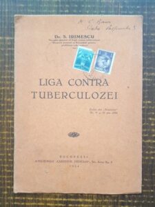 S. Irimescu - Liga contra tuberculozei (1934)