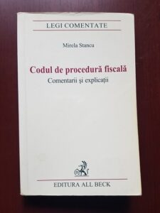 Mirela Stancu - Codul de procedura fiscala