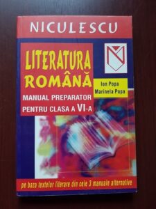 Ion Popa - Literatura romana, manual preparator pentru clasa a VI-a
