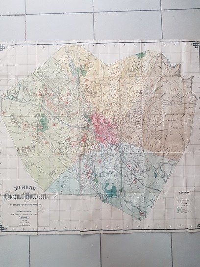 Noul Plan al Orasului Bucuresti. Harta anul 1900 - imagine 2