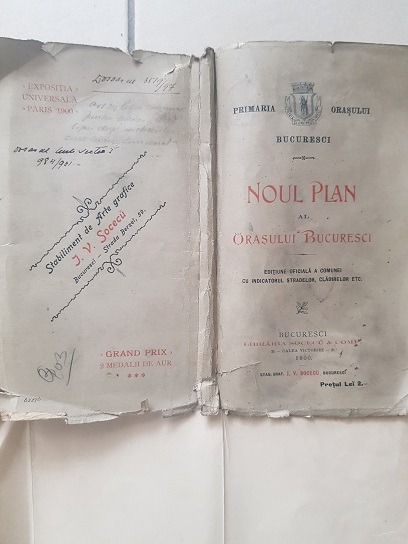 Noul Plan al Orasului Bucuresti. Harta anul 1900 - imagine 4