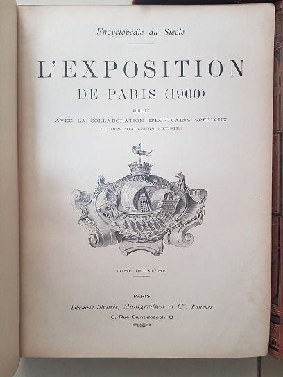 Encyclopedie Du Siecle. L'exposition De Paris 1900 Publiée Avec La Collaboration D'écrivains Spéciaux Et Des Meilleurs Artistes 3 Tomuri - imagine 4