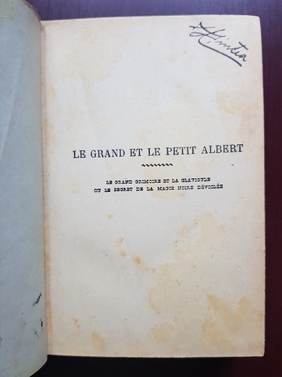 Les secrets merveilleux du grand et du petit Albert. Le grand Grimoire et la Clavicule ou le secret de la magie noire dévoilée (1905) - imagine 3