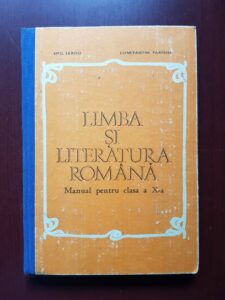Emil Leahu, Constantin Parfene - Limba si literatura romana. Manual pentru clasa a X-a (1984)