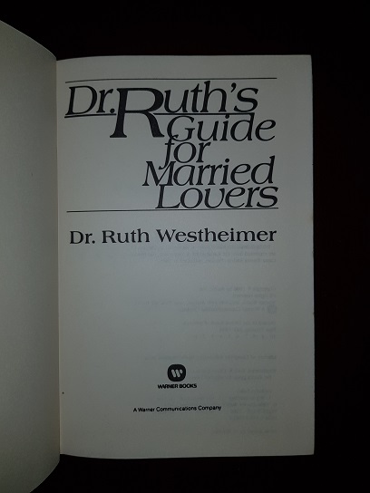 Ruth K. Westheimer - Dr. Ruth's guide for married lovers - imagine 2