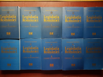 Legislatia Romaniei. 1 Ianuarie - 31 Decembrie 2018 (10 volume, seria completa)