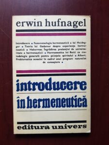 Erwin Hufnagel - Introducere in hermeneutica