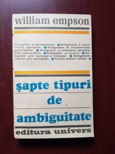 William Empson - Sapte tipuri de ambiguitate