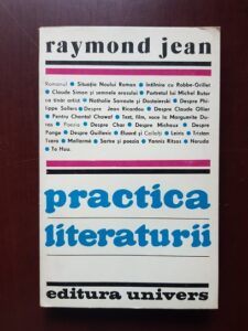Raymond Jean - Practica literaturii