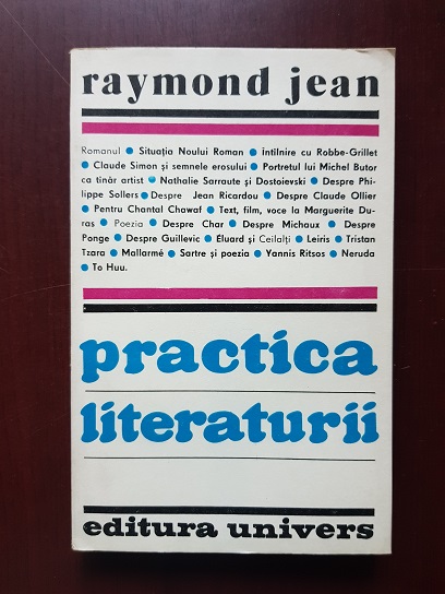 Raymond Jean - Practica literaturii