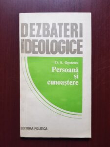 D. S. Ogodescu - Persoana si cunoastere