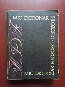 Mic dictionar filozofic
