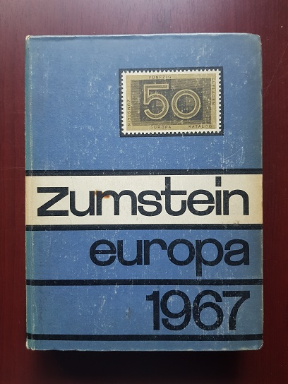 Briefmarken-Katalog Zumstein. Europa (1967) Catalog timbre