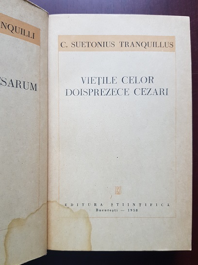 Suetonius - Vietile celor doisprezece cezari - imagine 2