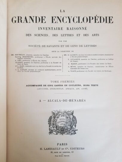 La Grande Encyclopedie 30 volume (1886-1902, editie bibliofila) - imagine 3