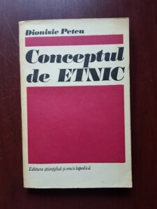 Dionisie Petcu - Conceptul de etnic