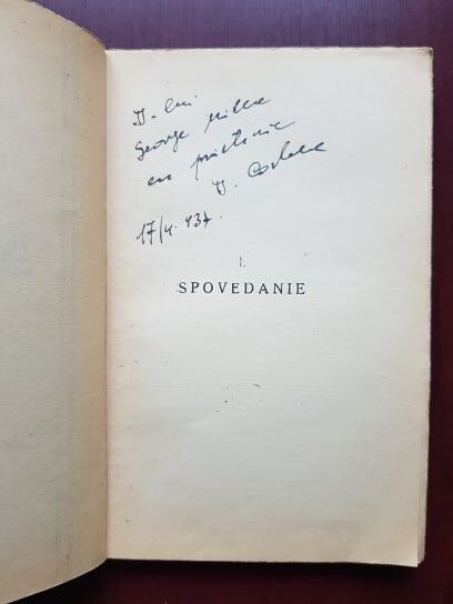 Dumitru Corbea - Acuz (1937, cu autograful si dedicatia autorului) - imagine 2
