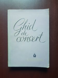 Eugen Pricope - Ghid de concert