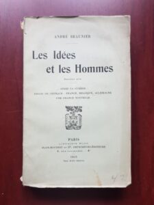 Andre Beaunier - Les idees et les Hommes (1915)