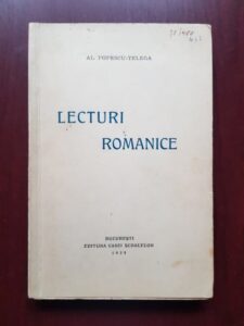 Alexandru Popescu-Telega - Lecturi romanice (1939)
