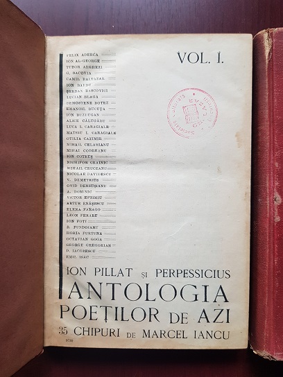 Ion Pillat si Perpessicius - Antologia poetilor de azi 2 volume (1925-1928) - imagine 2