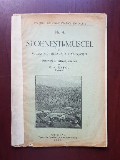 G. M. Rascu - Stoenesti. Muscel cu valea superioara a Dambovitei