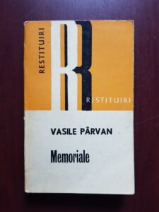 Vasile Parvan - Memoriale