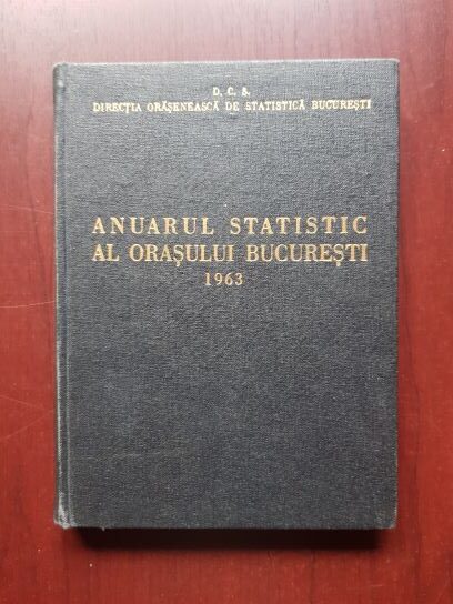 Anuarul statistic al orasului Bucuresti 1963