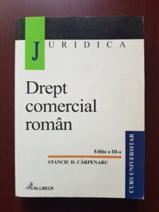 Stanciu D. Carpenaru - Drept comercial roman