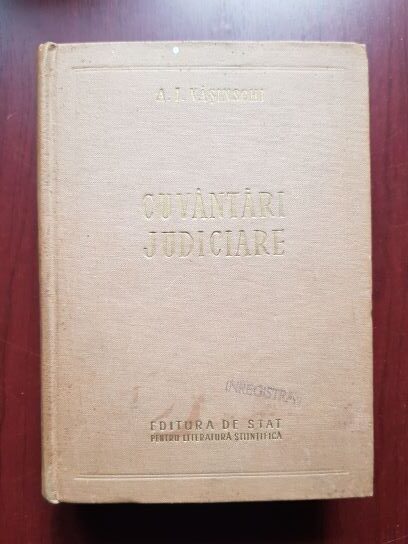 A. I. Vasinschi - Cuvantari judiciare