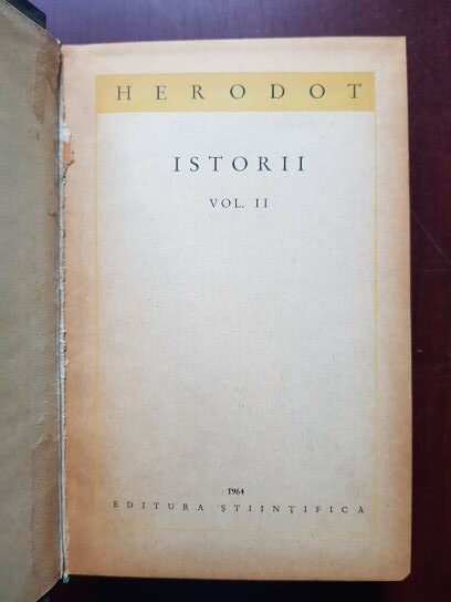 Herodot - Istorii volumul 2 - imagine 2