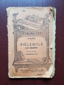 Moliere - Vicleniile lui Scapin (editie veche)
