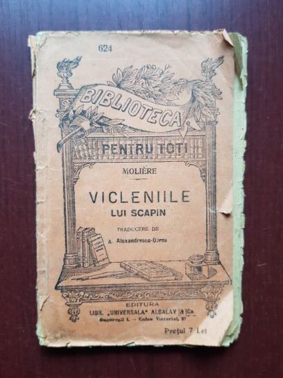 Moliere - Vicleniile lui Scapin (editie veche)