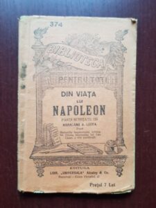 Haralamb G. Lecca - Din viata lui Napoleon (editie veche)