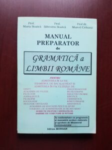Maria Boatca, Silvestru Boatca - Manual preparator de gramatica a limbii romane