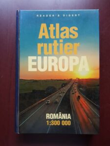 Atlas rutier Europa. Reader's Digest. Romania 1:300000