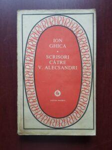 Ion Ghica - Scrisori catre Vasile Alecsandri