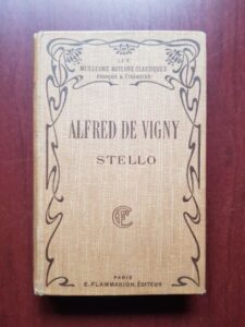 Alfred de Vigny - Stello (editie veche)