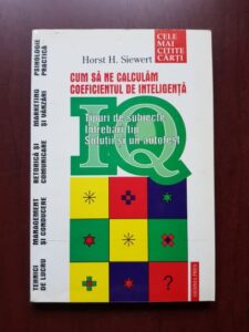 Horst H. Siewert - Cum sa ne calculam coeficientul de inteligenta
