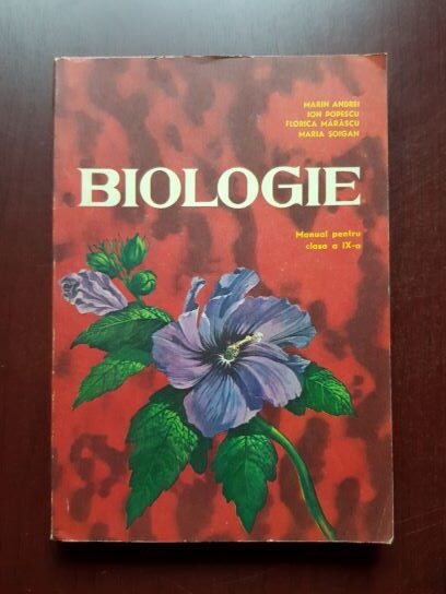 Andrei Marin, Ion Popescu - Biologie. Manual pentru clasa a IX-a