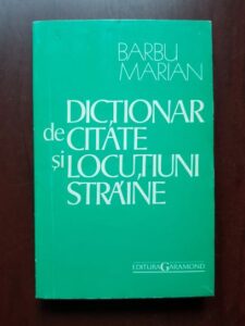Barbu Marian - Dictionar de citate si locutiuni straine