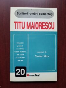 Nicolae Mecu - Titu Maiorescu