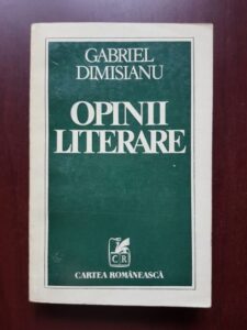 Gabriel Dimisianu - Opinii literare